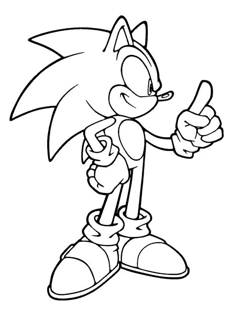 dibujo para colorear sonic|sonic para colorear pdf.